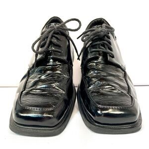 BLACK LEATHER OXFORDS by DEXTER SIZE 10